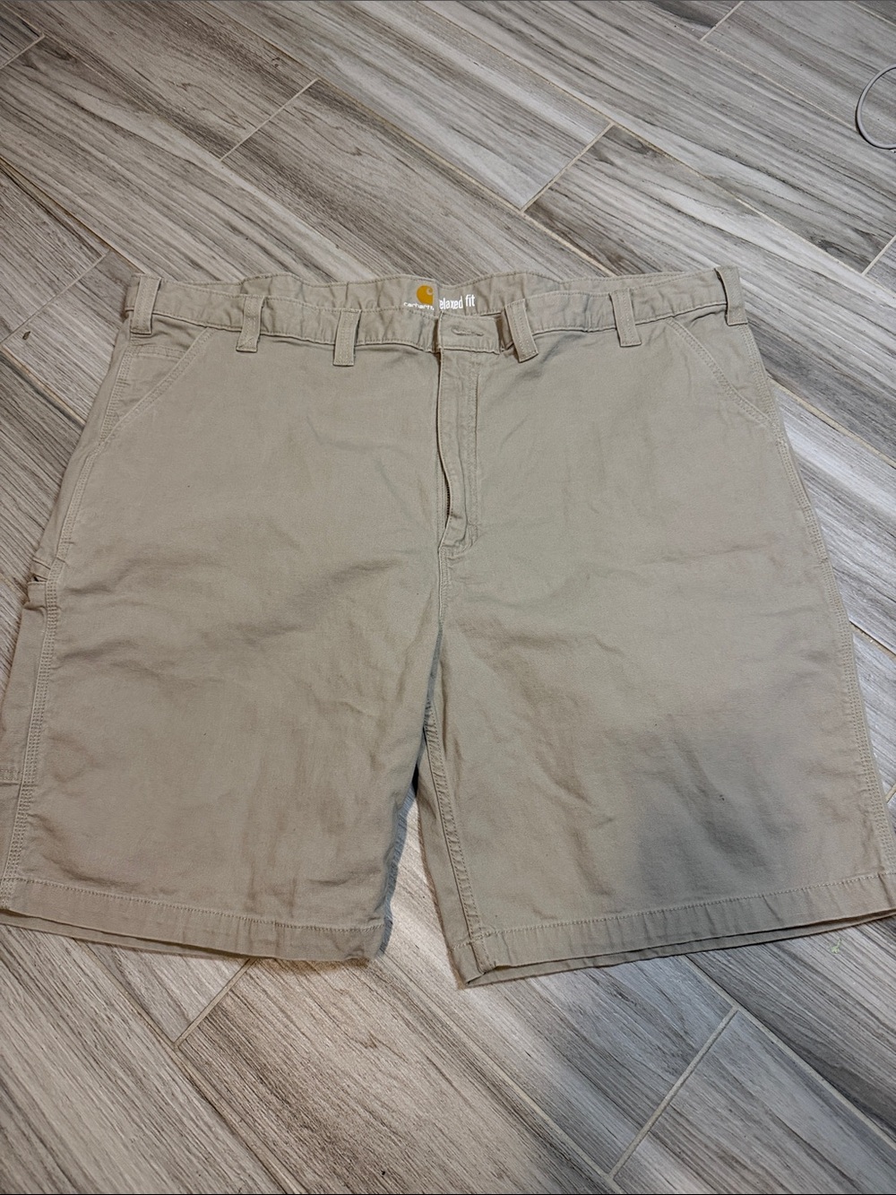 Carhartt Men’s Flat-Front Shorts - Khaki